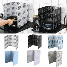 Load image into Gallery viewer, 1PC Kitchen Gadgets Oil Splatter Screens Aluminium Foil Plate Gas Stove Splash Proof Baffle Home Kitchen Cooking Tools
