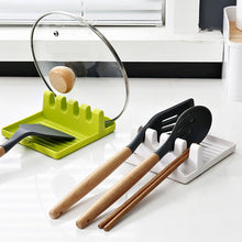 Load image into Gallery viewer, Hot Cooking Utensil Rest Kitchen Organizer and Storage with Drip Pad Kitchen Fork Spoon Holders Non-slip Pad Kitchen Accessories
