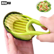Load image into Gallery viewer, 3 In 1 Avocado Slicer Shea Corer Butter Fruit Peeler Cutter Pulp Separator Plastic Knife Kitchen Vegetable Tools Kitchen Gadgets