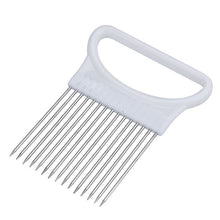 Load image into Gallery viewer, 2019 New Kitchen Gadgets Onion Slicer Tomato Vegetables Safe Fork vegetables Slicing Cutting Tools
