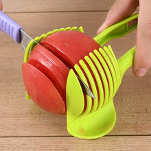 Load image into Gallery viewer, VOGVIGO Handheld Kitchenware Tomato Slicer Bread Clip Fruit and Vegetable Cut Potato Apple Creative Gadget Kitchen Accessories
