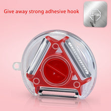 Load image into Gallery viewer, Magic Trio Peeler Set Slicer Stainless Steel Peeler Shredder Julienne Cutter Multi Peel Blade Zesters Grater Kitchen Tool
