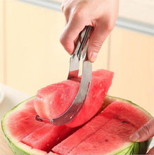 Load image into Gallery viewer, 1pcs Stainless Steel Watermelon Slicer Cutter Knife Corer Fruit Tools Kitchen Accessories Gadgets Watermelon Spoons
