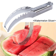 Load image into Gallery viewer, 1pcs Stainless Steel Watermelon Slicer Cutter Knife Corer Fruit Tools Kitchen Accessories Gadgets Watermelon Spoons
