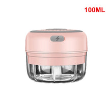 Load image into Gallery viewer, Electric Food Crusher Mini Garlic Press Garlic Crusher Vegetable Chopper For Kitchen Crushed Garlic Crushed Ginger Crushed Chili
