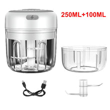 Load image into Gallery viewer, Electric Food Crusher Mini Garlic Press Garlic Crusher Vegetable Chopper For Kitchen Crushed Garlic Crushed Ginger Crushed Chili
