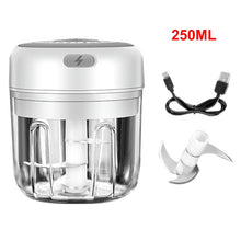 Load image into Gallery viewer, Electric Food Crusher Mini Garlic Press Garlic Crusher Vegetable Chopper For Kitchen Crushed Garlic Crushed Ginger Crushed Chili
