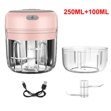 Load image into Gallery viewer, Electric Food Crusher Mini Garlic Press Garlic Crusher Vegetable Chopper For Kitchen Crushed Garlic Crushed Ginger Crushed Chili
