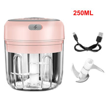 Load image into Gallery viewer, Electric Food Crusher Mini Garlic Press Garlic Crusher Vegetable Chopper For Kitchen Crushed Garlic Crushed Ginger Crushed Chili
