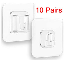 Load image into Gallery viewer, Double-Sided Adhesive Wall Hooks Hanger Strong Transparent Suction Cup Wall Holder For Kitchen dubbelzijdig klevende haken
