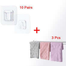 Load image into Gallery viewer, Double-Sided Adhesive Wall Hooks Hanger Strong Transparent Suction Cup Wall Holder For Kitchen dubbelzijdig klevende haken
