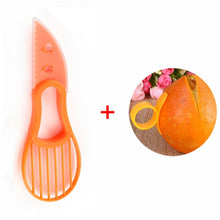 Load image into Gallery viewer, 3 In 1 Avocado Slicer Shea Corer Butter Fruit Peeler Cutter Pulp Separator Plastic Knife Kitchen Vegetable Tools Kitchen Gadgets
