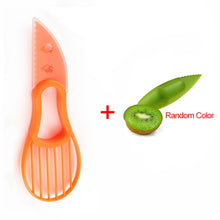 Load image into Gallery viewer, 3 In 1 Avocado Slicer Shea Corer Butter Fruit Peeler Cutter Pulp Separator Plastic Knife Kitchen Vegetable Tools Kitchen Gadgets

