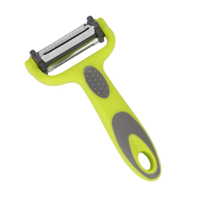 3 In 1 Vegetables Peeler with Knife Sleeve Fruit Stainless Steel Knife Cabbage Graters Salad Potato Slicer Kitchen Accessories