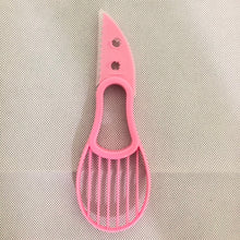 Load image into Gallery viewer, 3 In 1 Avocado Slicer Shea Corer Butter Fruit Peeler Cutter Pulp Separator Plastic Knife Kitchen Vegetable Tools Kitchen Gadgets
