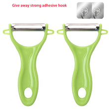 Load image into Gallery viewer, Magic Trio Peeler Set Slicer Stainless Steel Peeler Shredder Julienne Cutter Multi Peel Blade Zesters Grater Kitchen Tool

