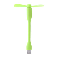 Load image into Gallery viewer, Creative USB Fan Mini Flexible Bendable USB Fan for Power Bank Laptop PC AC Charger Portable Hand Fan Computer Summer Gadget
